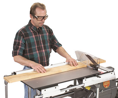 Makes easy work of cross-cutting cumbersome workpieces